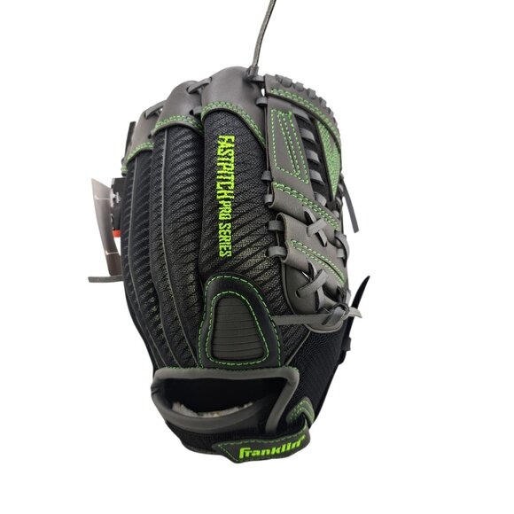 NWT FRANKLIN 11" FASTPITCH PRO SERIES RHT SOFTBALL GLOVE Green/grey - Picture 4 of 6